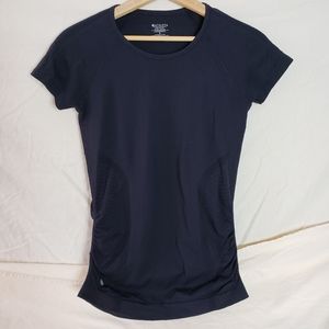 Athleta black short sleeve top